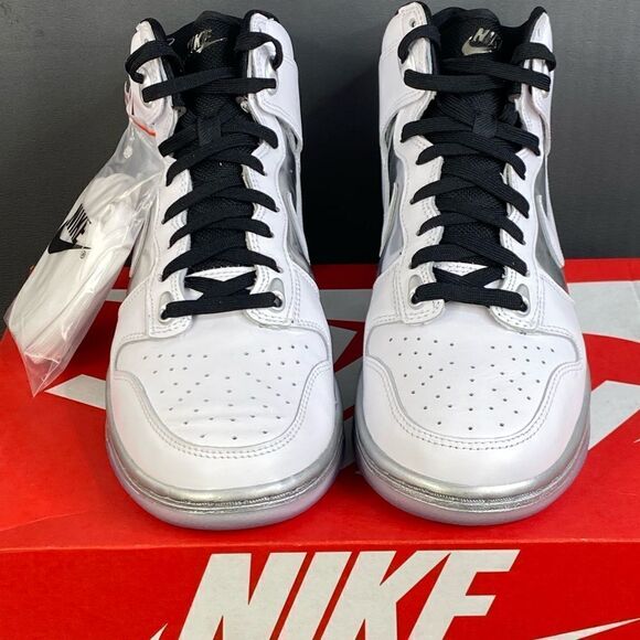 Nike Dunk High SE Chrome sneaker shoes women size 9 - Picture 3 of 10